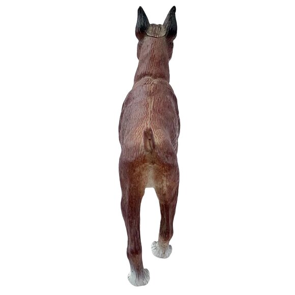 Vintage Collectible Boxer Dog Figurine Plastic 3.5" H x 5.25" L Model B2 Classic - Picture 6 of 13